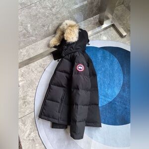 Canada Goose Black Jacket with Arctic Patch For Womens